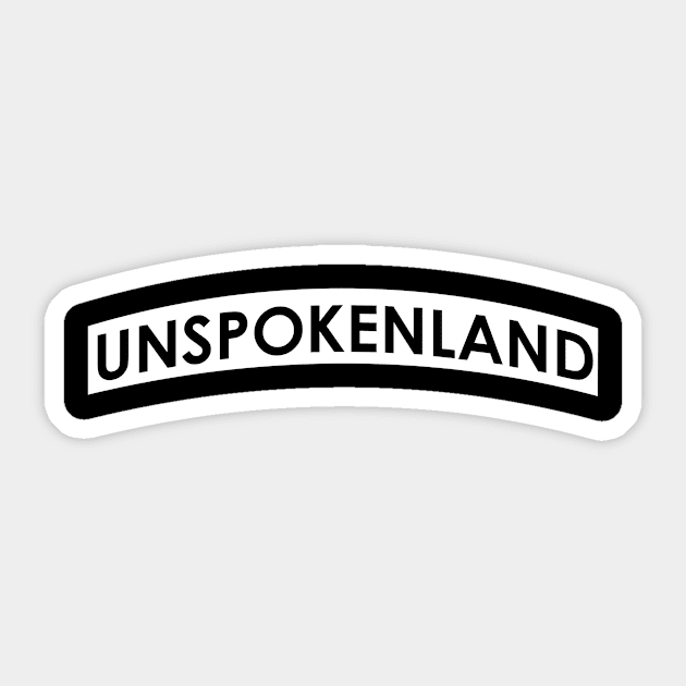 UNSPOKENLAND Sticker by RemainUnspoken